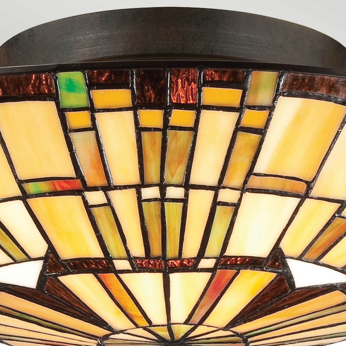 Plafond REED, valiant brons & konstglasskärm - Bild 5