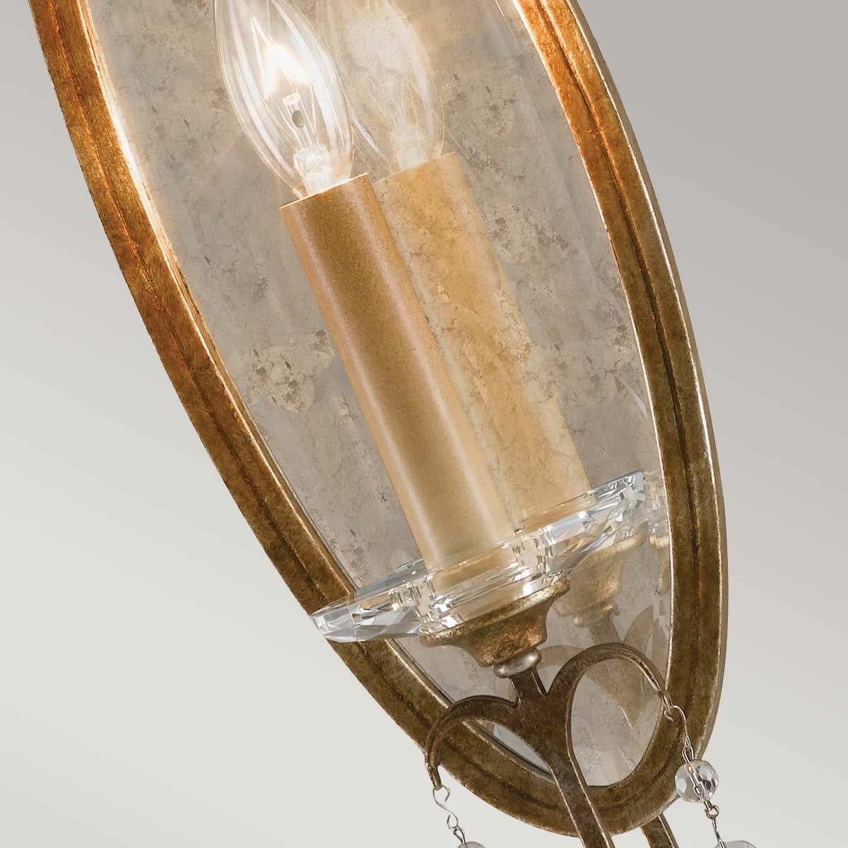 Vägglampa VALENTINA - Oxiderad Brons - Bild 4